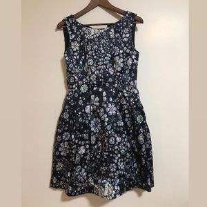 Zara satin diamonds print dress